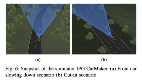 Safety-critical Control with Nonaffine Control Inputs via a Relaxed Control Barrier Function for an Autonomous Vehicle
